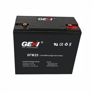 Yüksek Güçlü 12V 20AH Mühürlü Kurşun Asit Akü